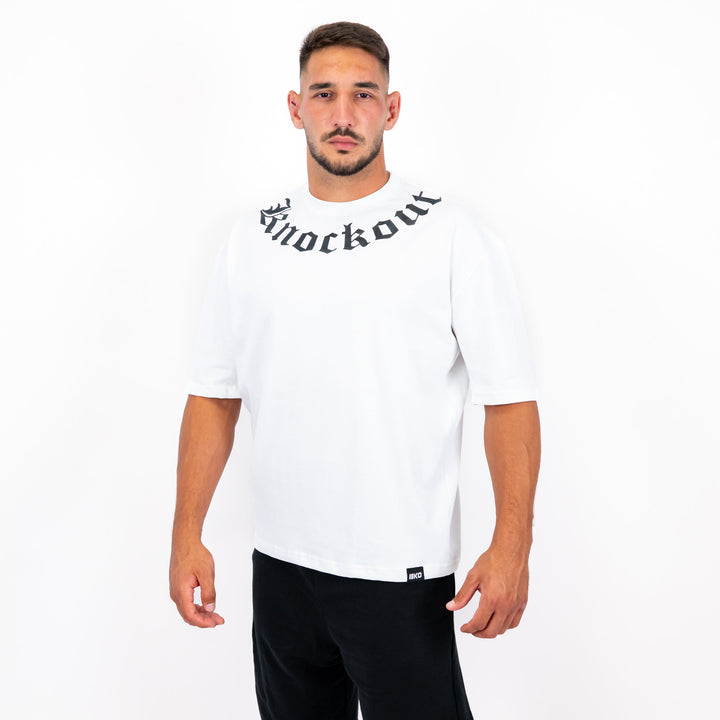 Knockout Oversize T-shirt White Angels
