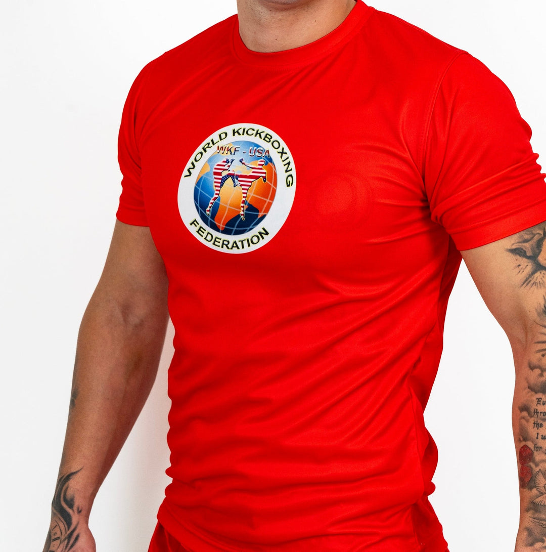 Tricou WKF Knockout | knock-out.ro