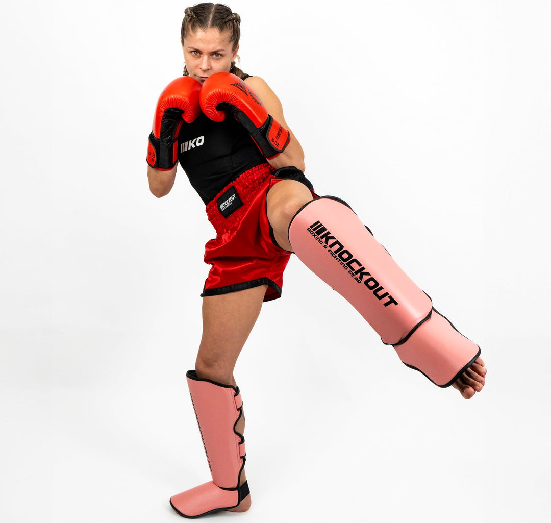 Tibiere Fighter Pink | knock-out.ro